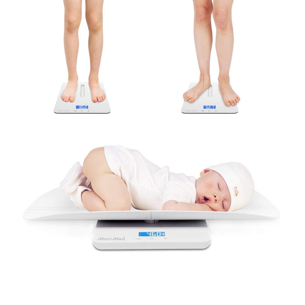 Baby Scale with Hold Function, Blue Backlight, Weight and Height Track S9521