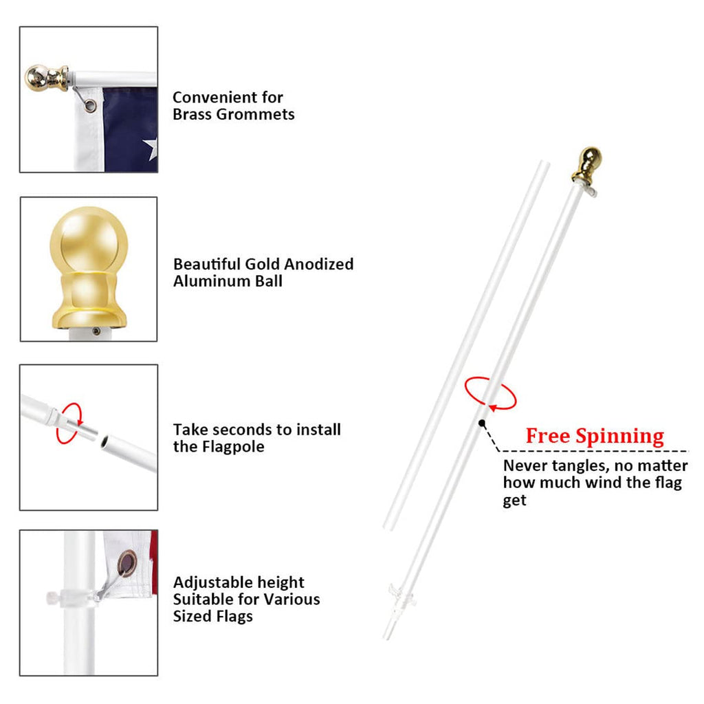 Flag Pole and Bracket Kit J4323
