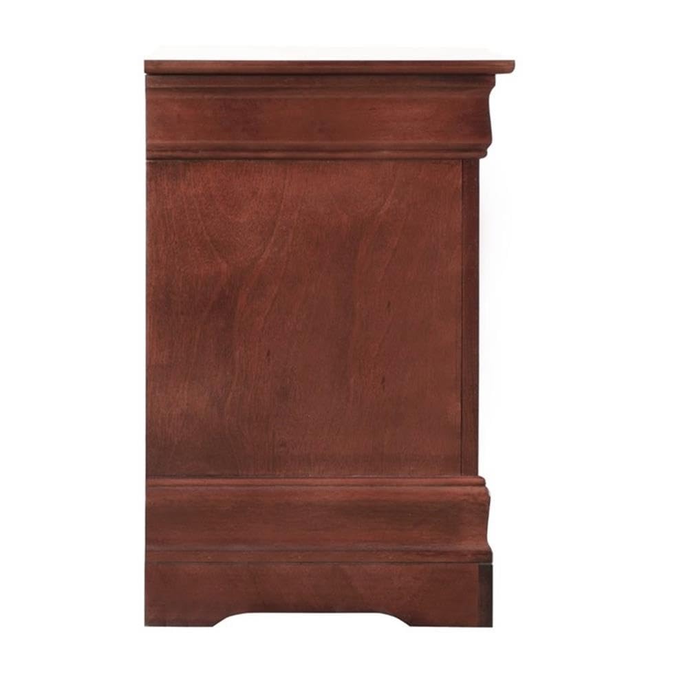 Set of 2 Queen Sleigh Bed and 2-Drawer Nightstand S28613