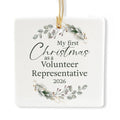 Ceramic 3-inch Square Ornament E472