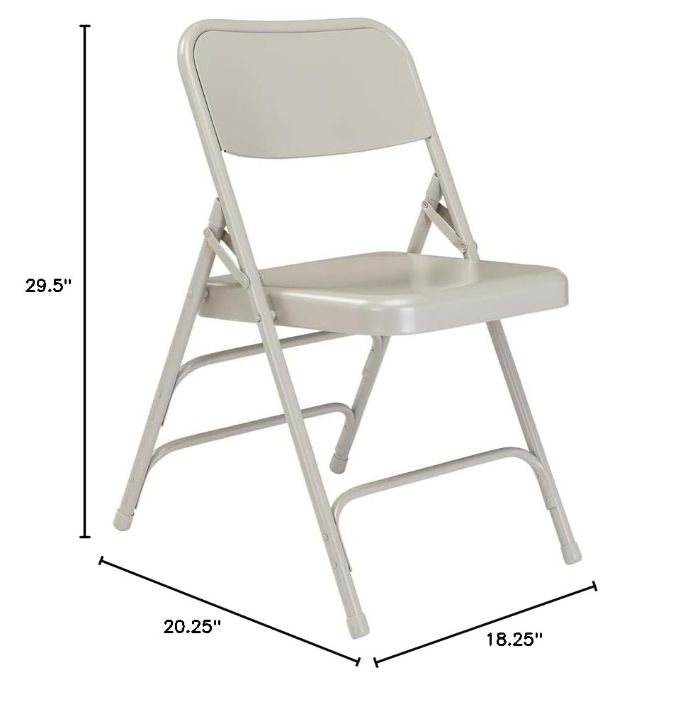 Grey All-Steel Chair 4 Pack X878866