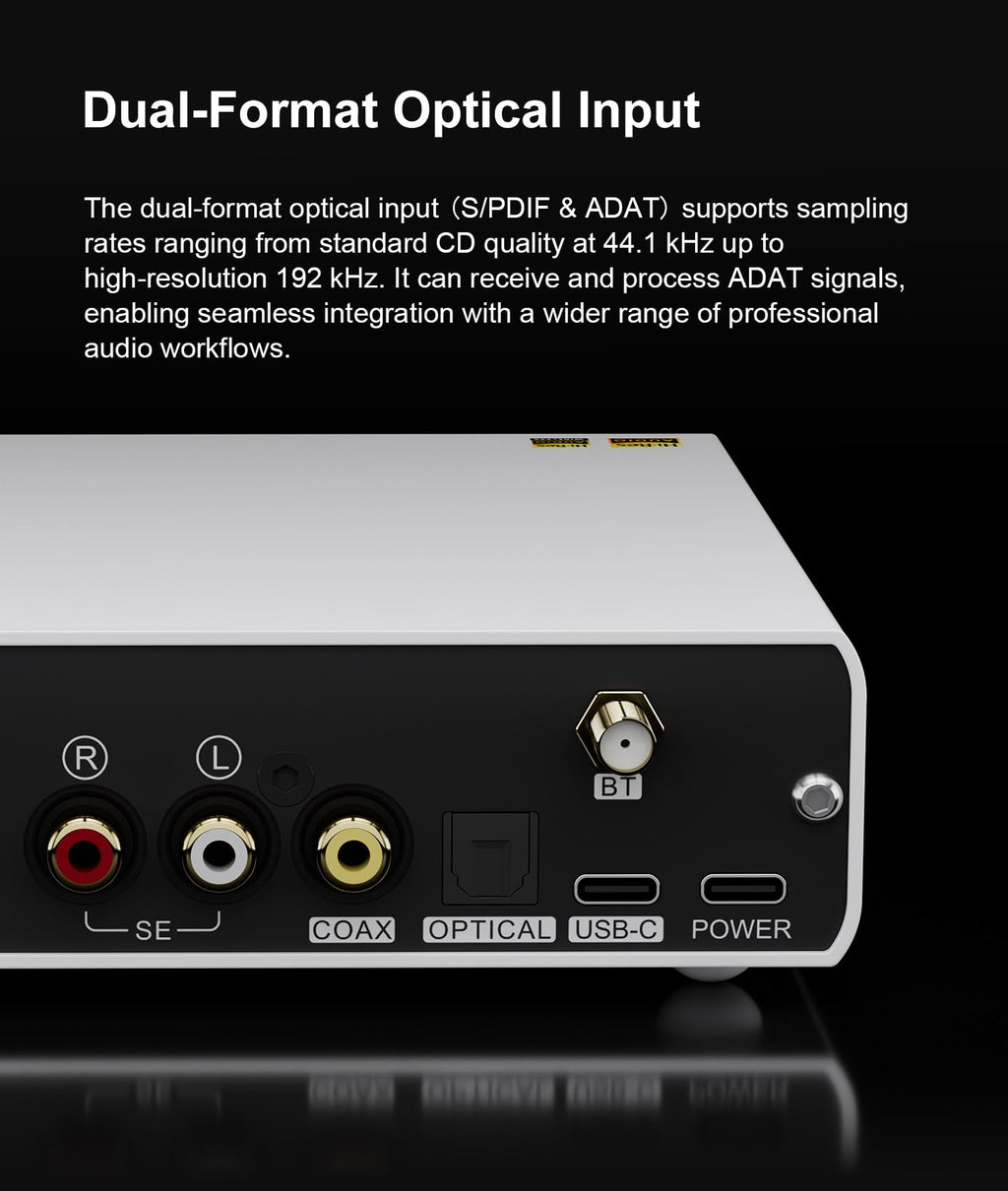 Black Hi-Res Audio DAC with Bluetooth Q952