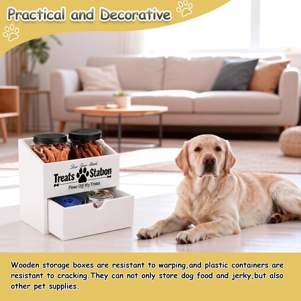 Pet Food Storage Container with Drawer B1246