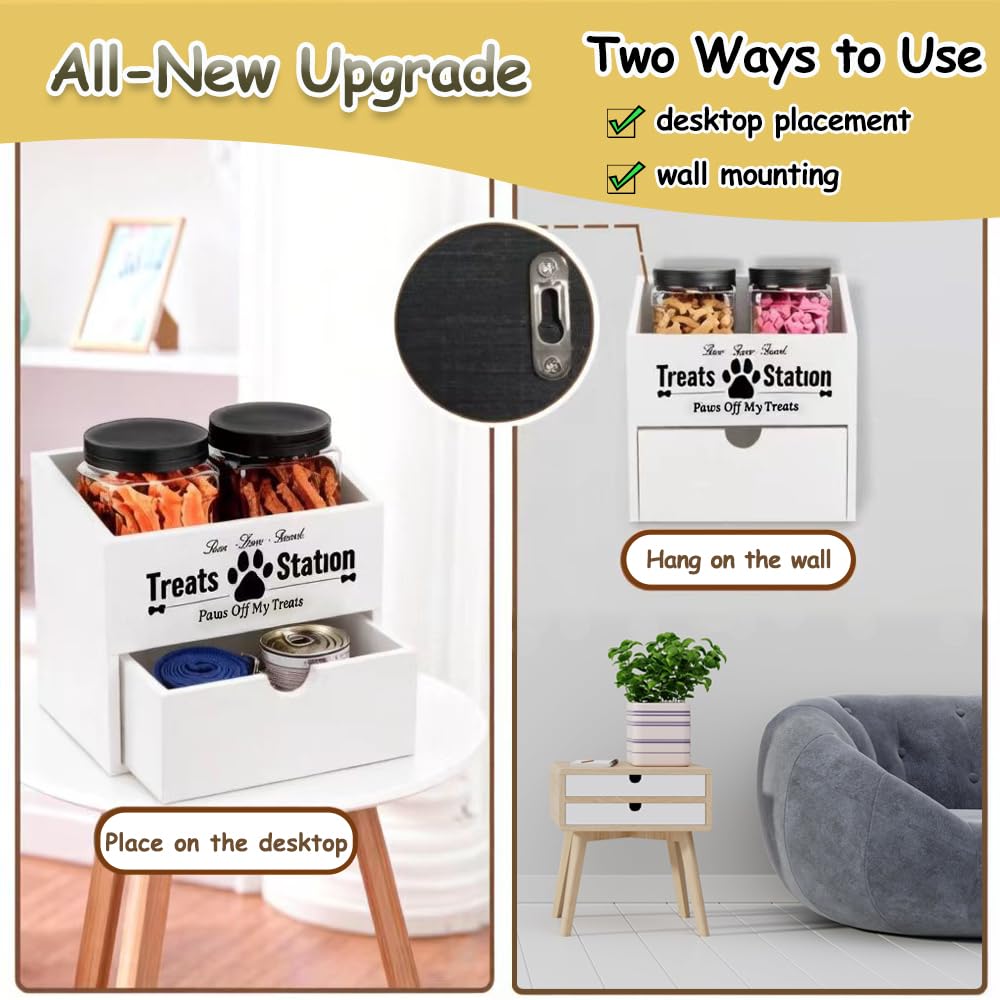 Pet Food Storage Container with Drawer B1246