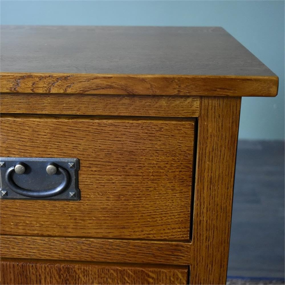 Solid Wood Nightstand with 1 Door and Drawer X575