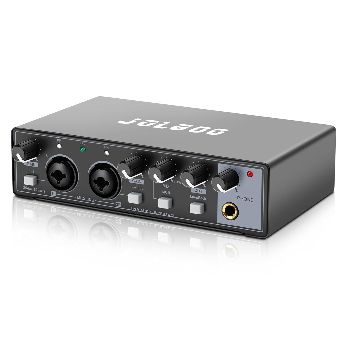 2x2 USB Audio Interface, 24-Bit/192kHz K68976