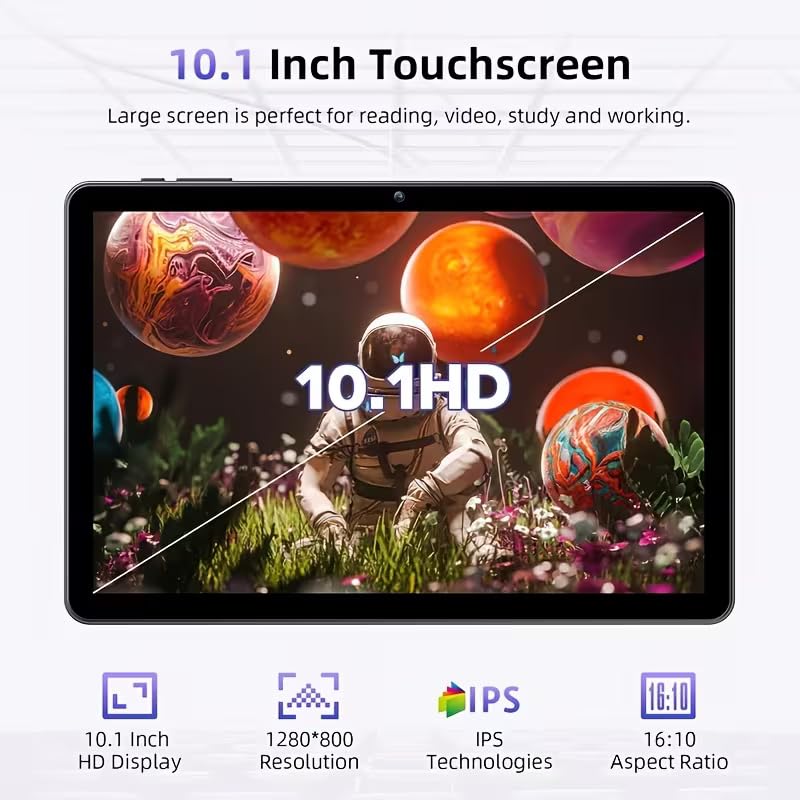 10.1 Inch Tablet 8GB RAM 128GB ROM with Keyboard Case Stylus Z4780