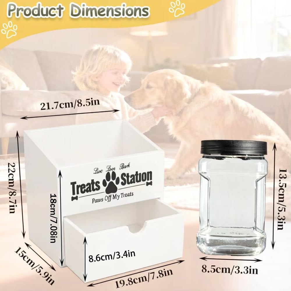 Pet Food Storage Container with Drawer B1246