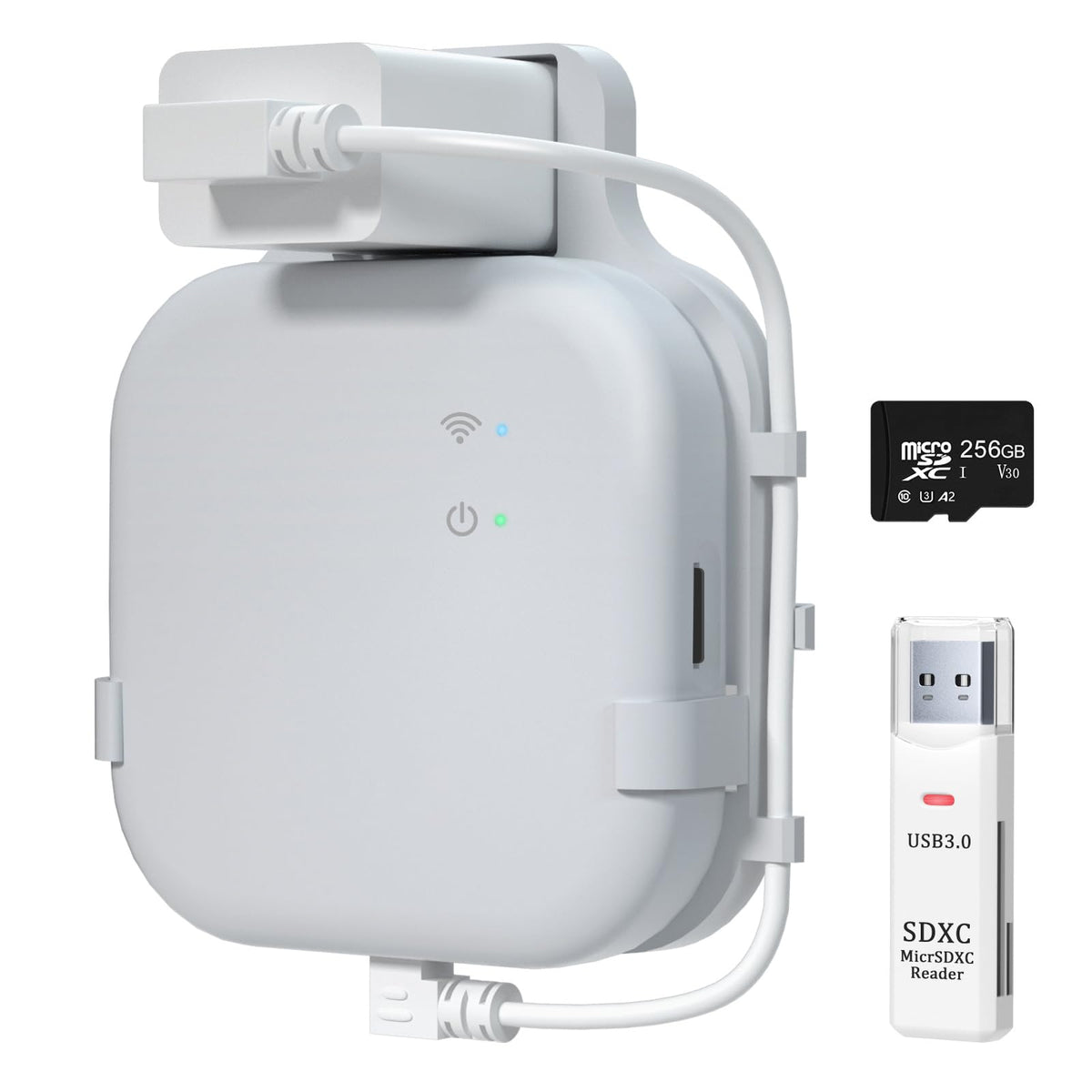 256GB Micro SD Card & Outlet Wall Mount H14116