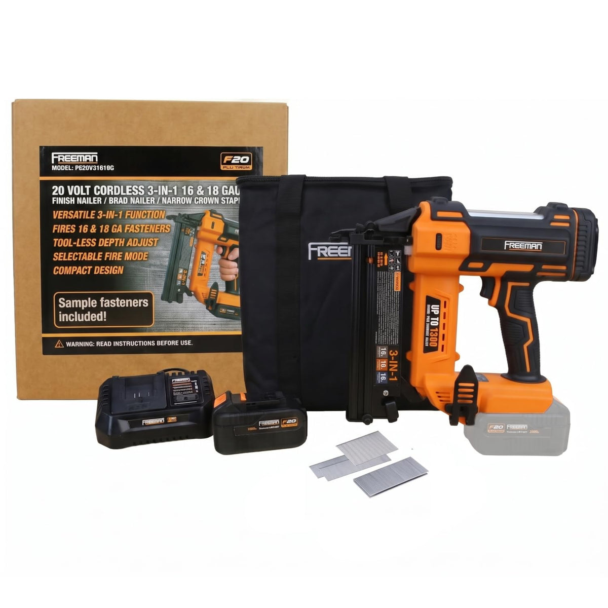 Cordless 3-in-1 Nailer Kit P8060
