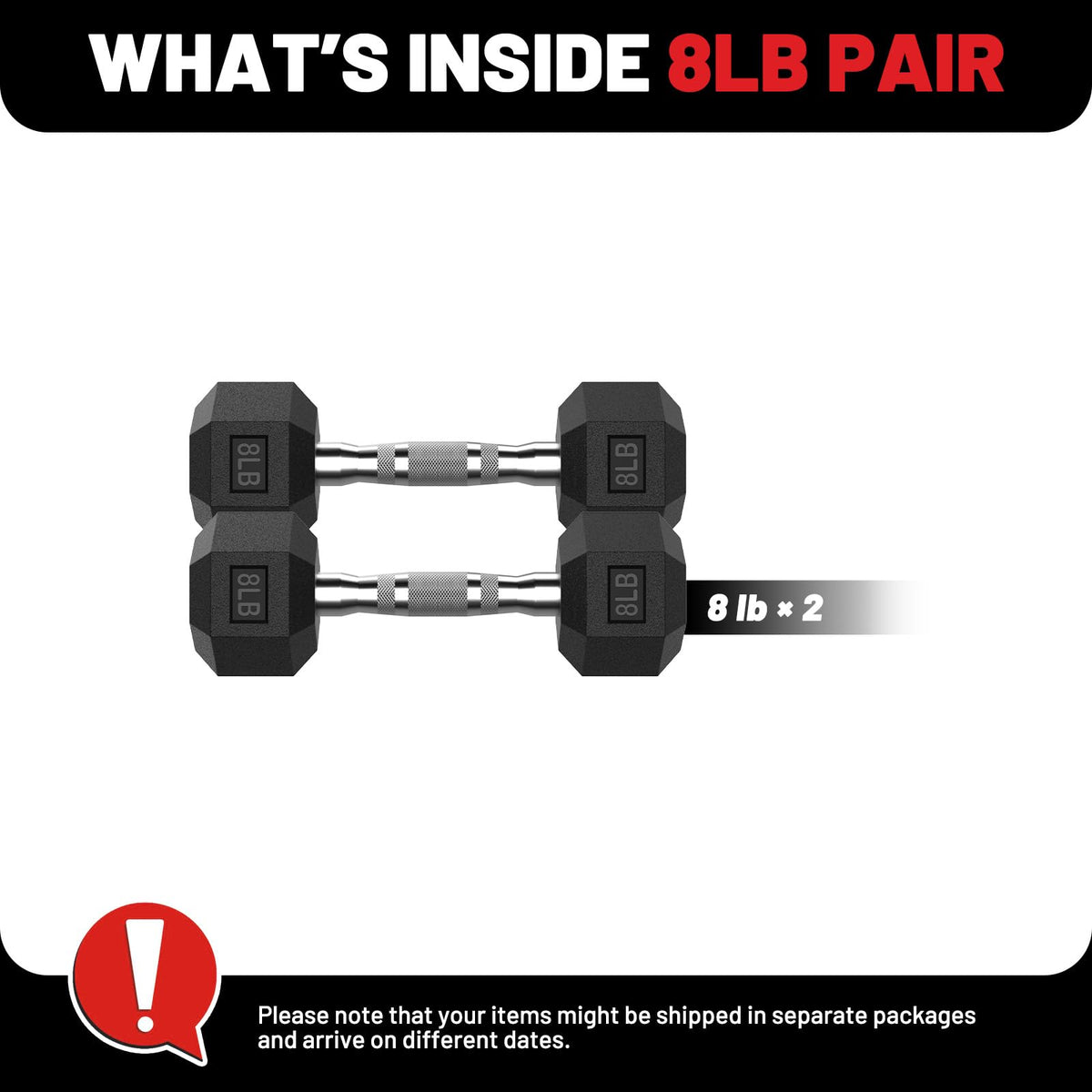 2.5-100lb Dumbbell T5264