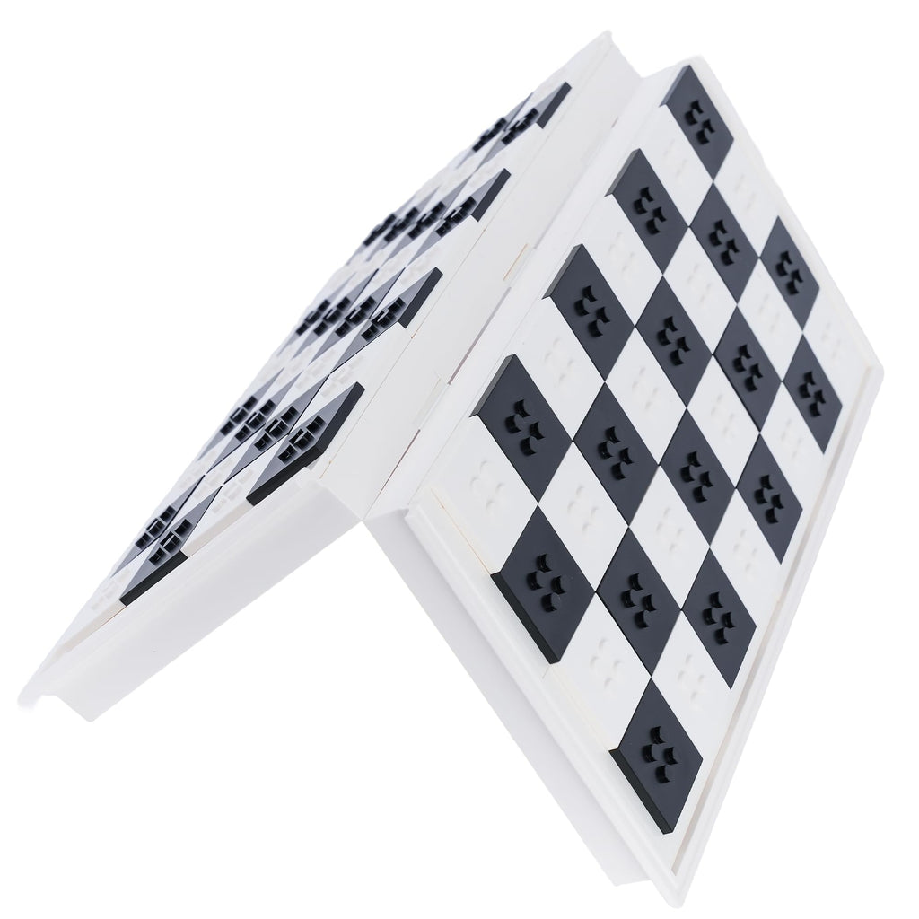 32PCS Medieval Knight Chess Building Blocks Set with Chess Board G404943