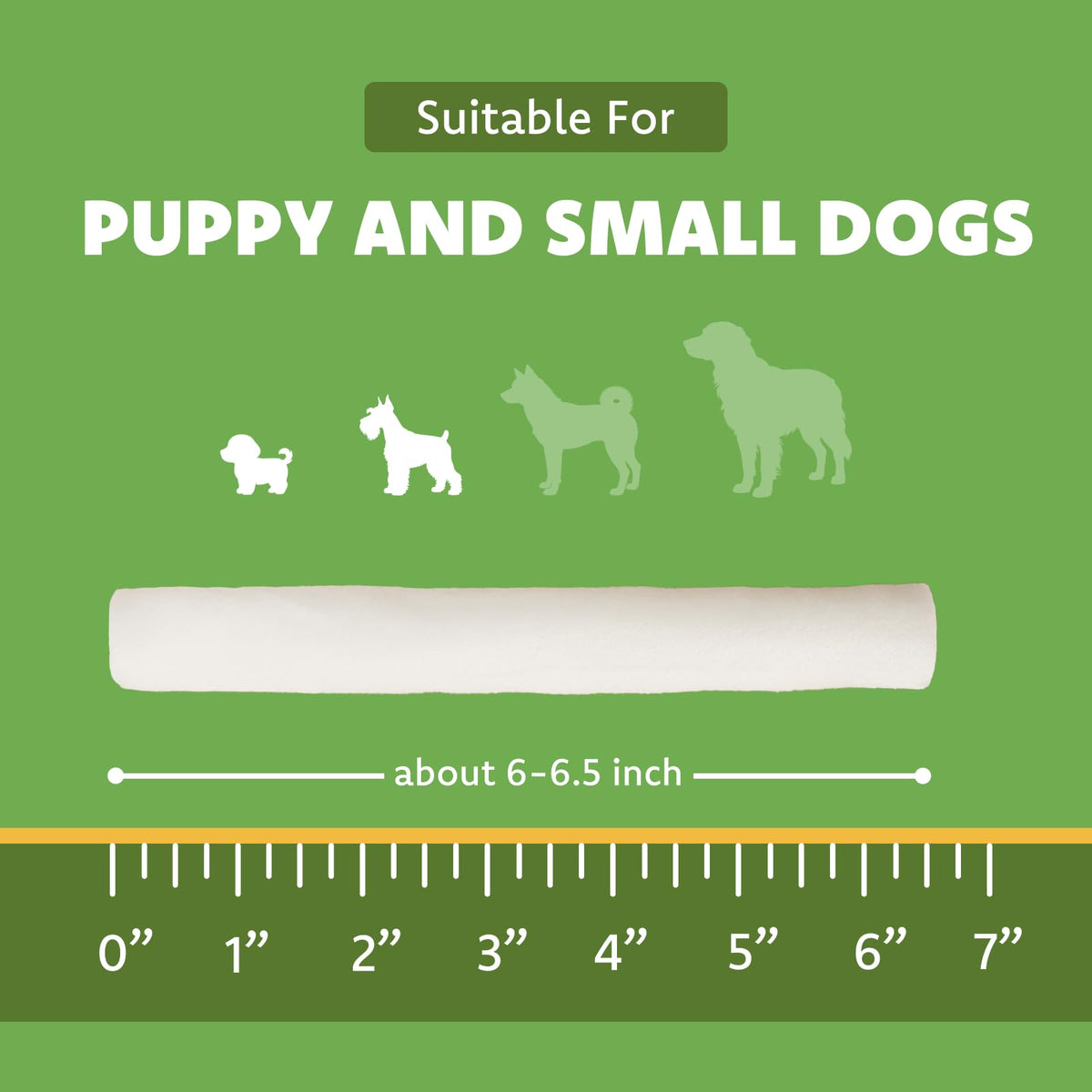 6Inch Natural Flavor Rawhide Rolls Dog Treats Z530