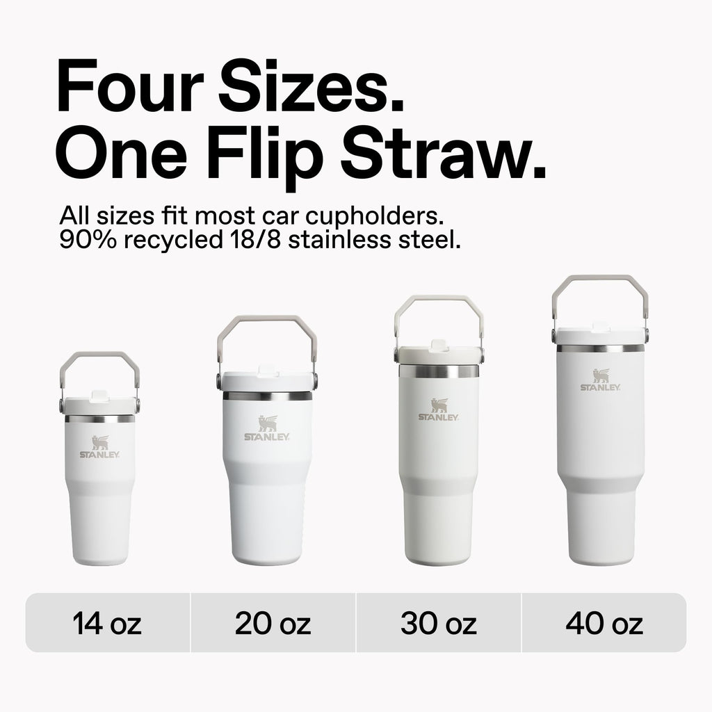 20 oz Lilac Flip Straw Tumbler U9989