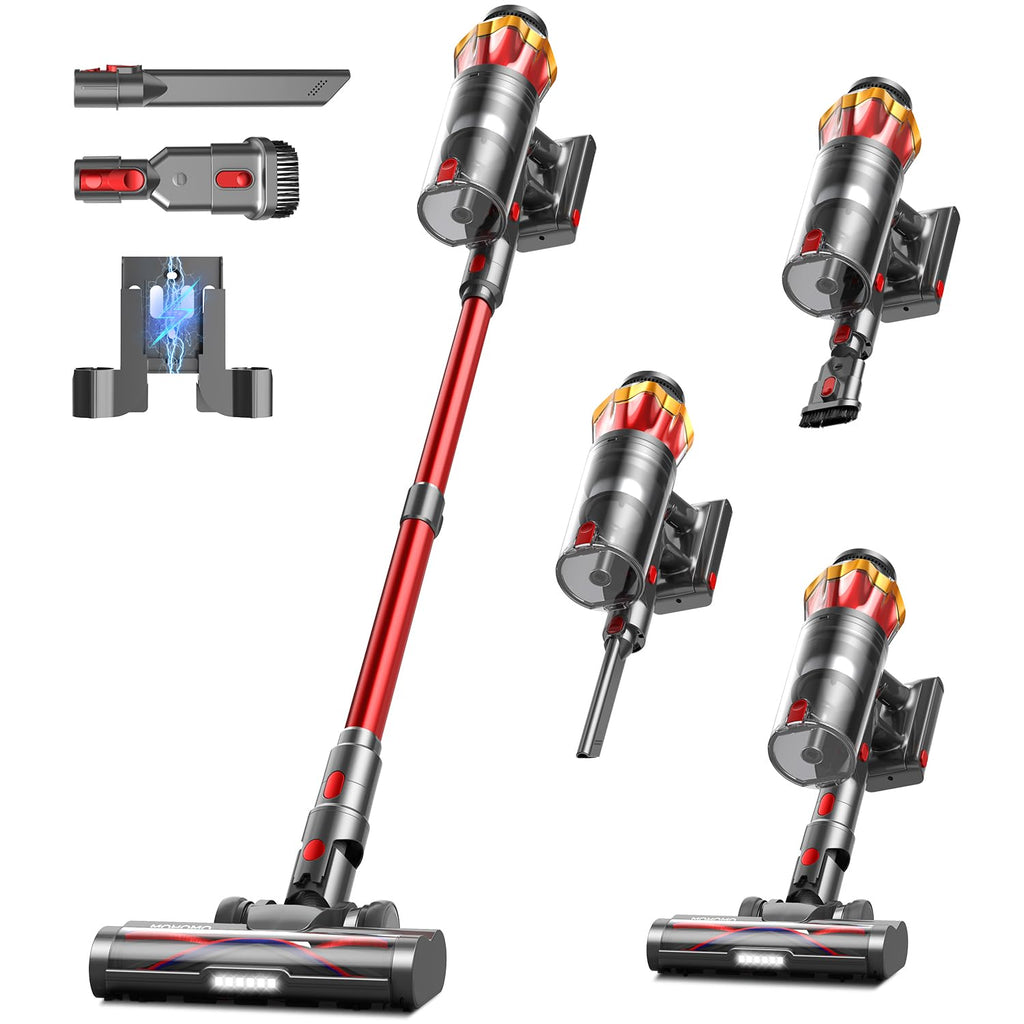 Cordless Stick Vacuum Cleaner 650W 55KPa Red Q5072