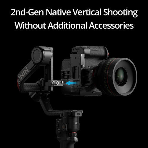 3-Axis Gimbal Stabilizer with Image Transmitter, Focus Pro Motor, Shotgun Microphone X196