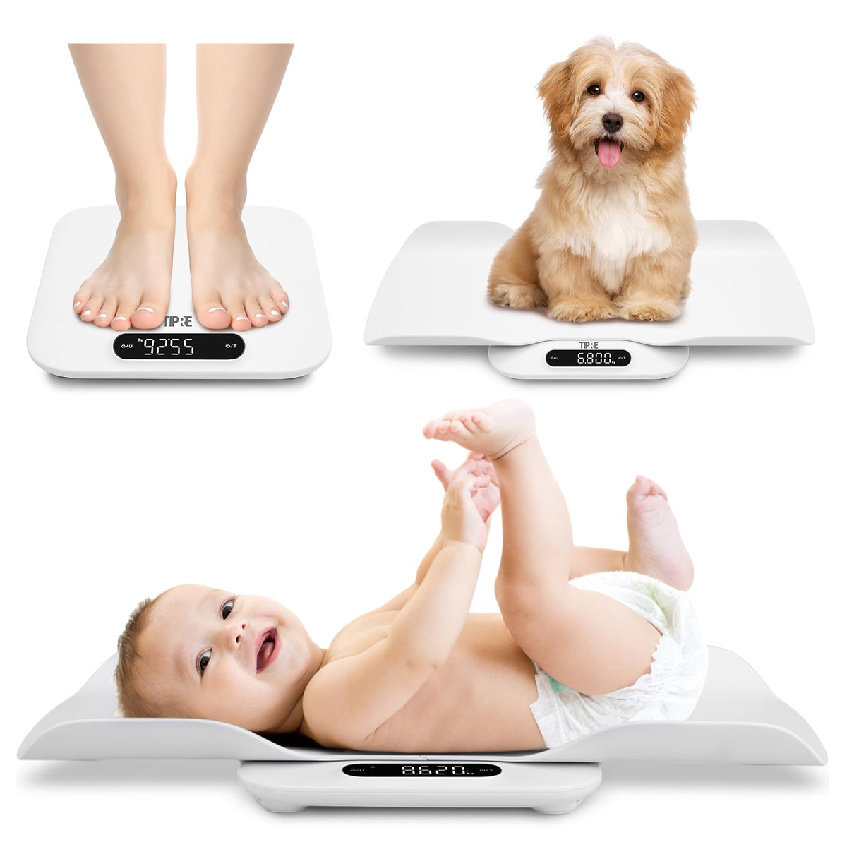 Baby Scale with Detachable Tray, Up to 400lb/180kg G595087
