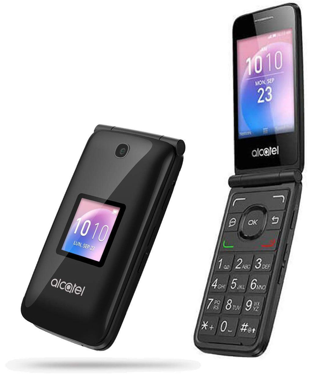 Black 4G LTE Unlocked Flip Phone U837329