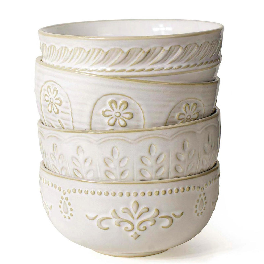 32 OZ Ceramic Soup Bowls Set of 4 Q921046
