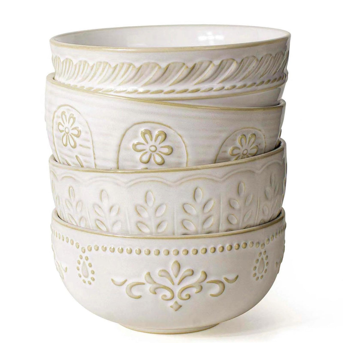 32 OZ Ceramic Soup Bowls Set of 4 Q921046