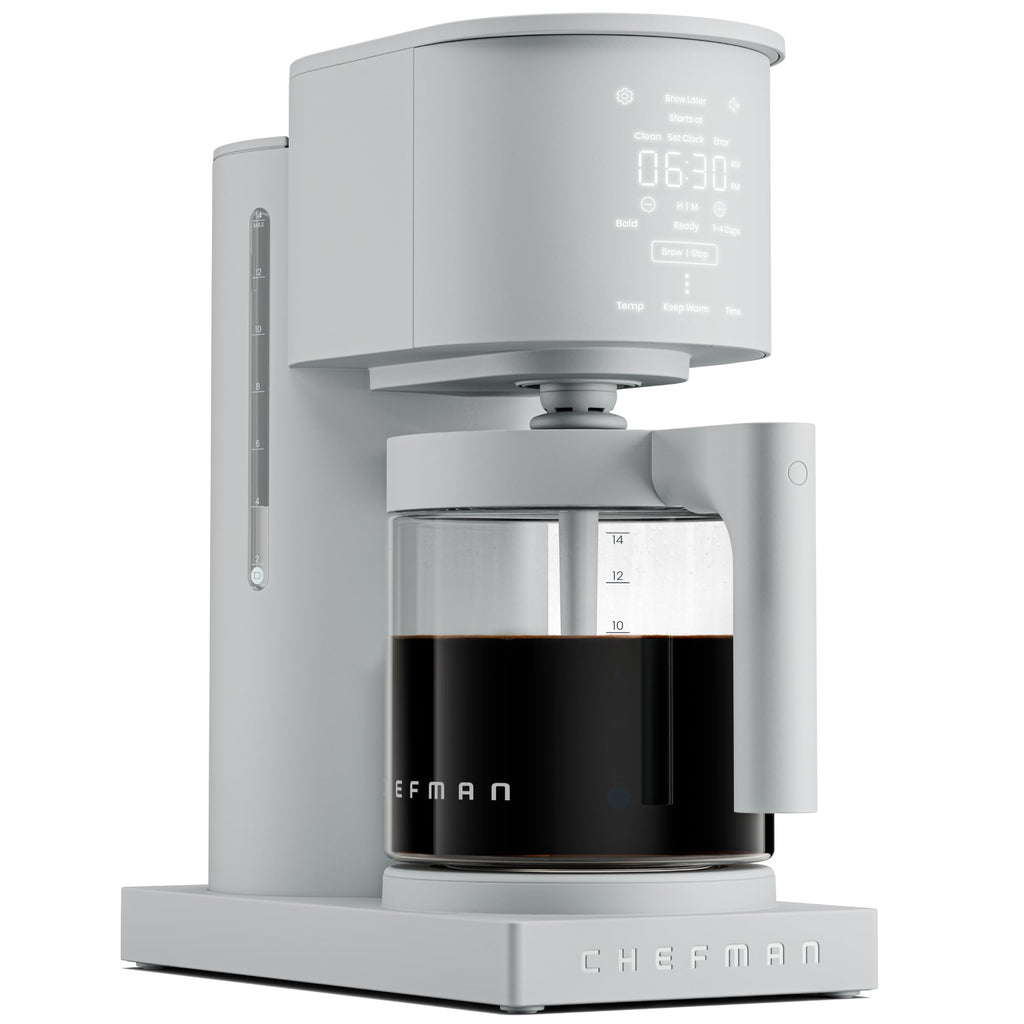 Programmable Drip Coffee Maker, 14-Cup Glass Carafe U460398
