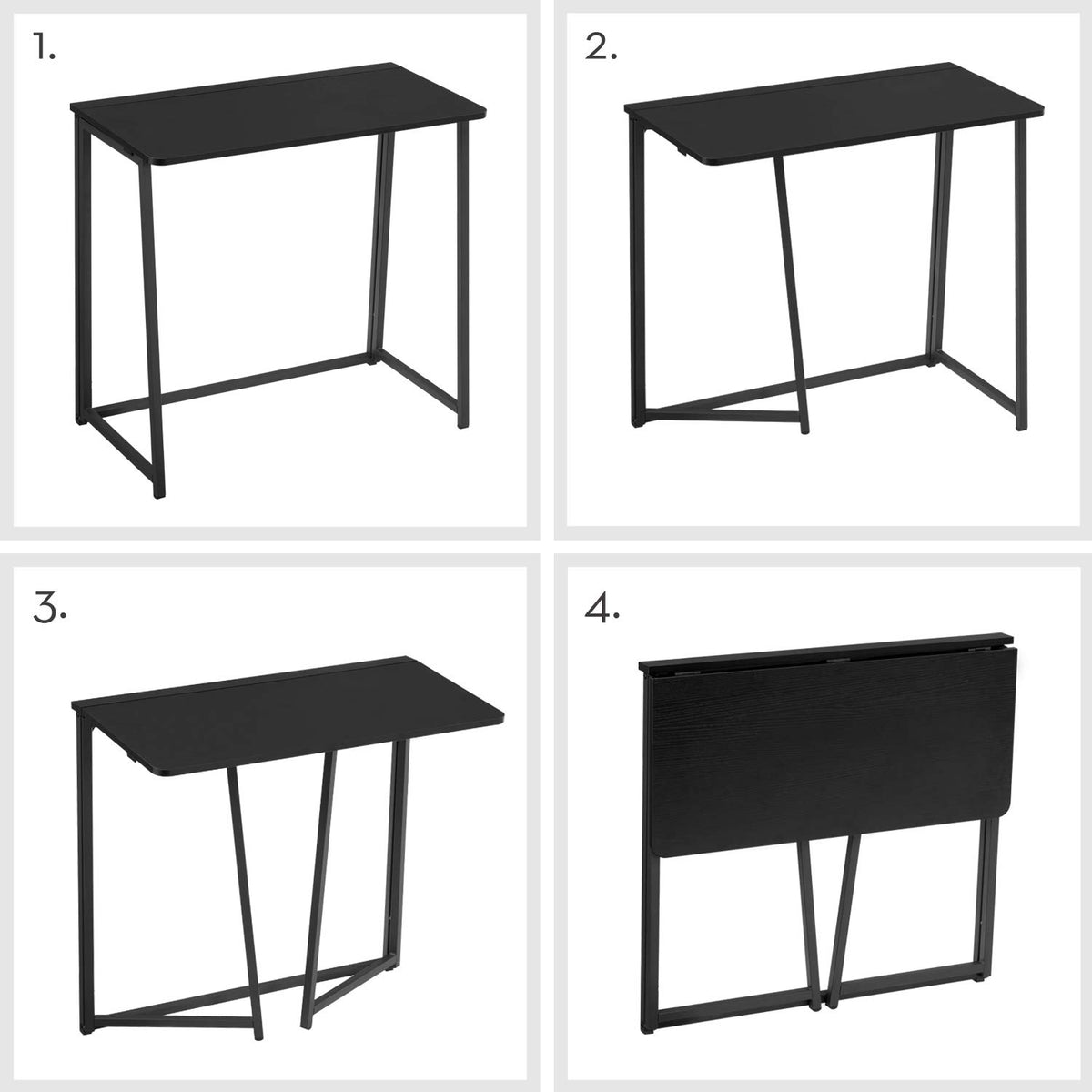 Black Folding Desk A393
