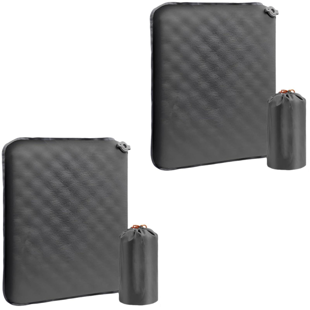 2 Pcs Inflatable Seat Cushion Lightweight Nylon TPU X51988