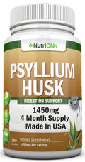 1450mg 240 Capsules Psyllium Husk Fiber Supplement V490