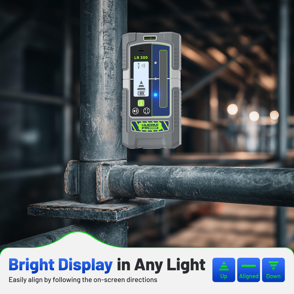 LCD LED Laser Detector Green Red Beams Outdoor IP65 Magnet Clamp V12981