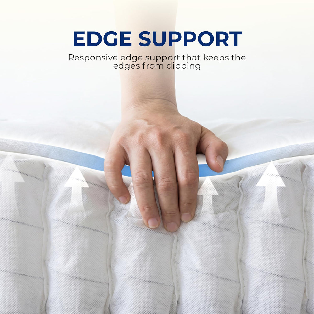 Full Size 10 Inch Hybrid Pocket Spring Mattress B878