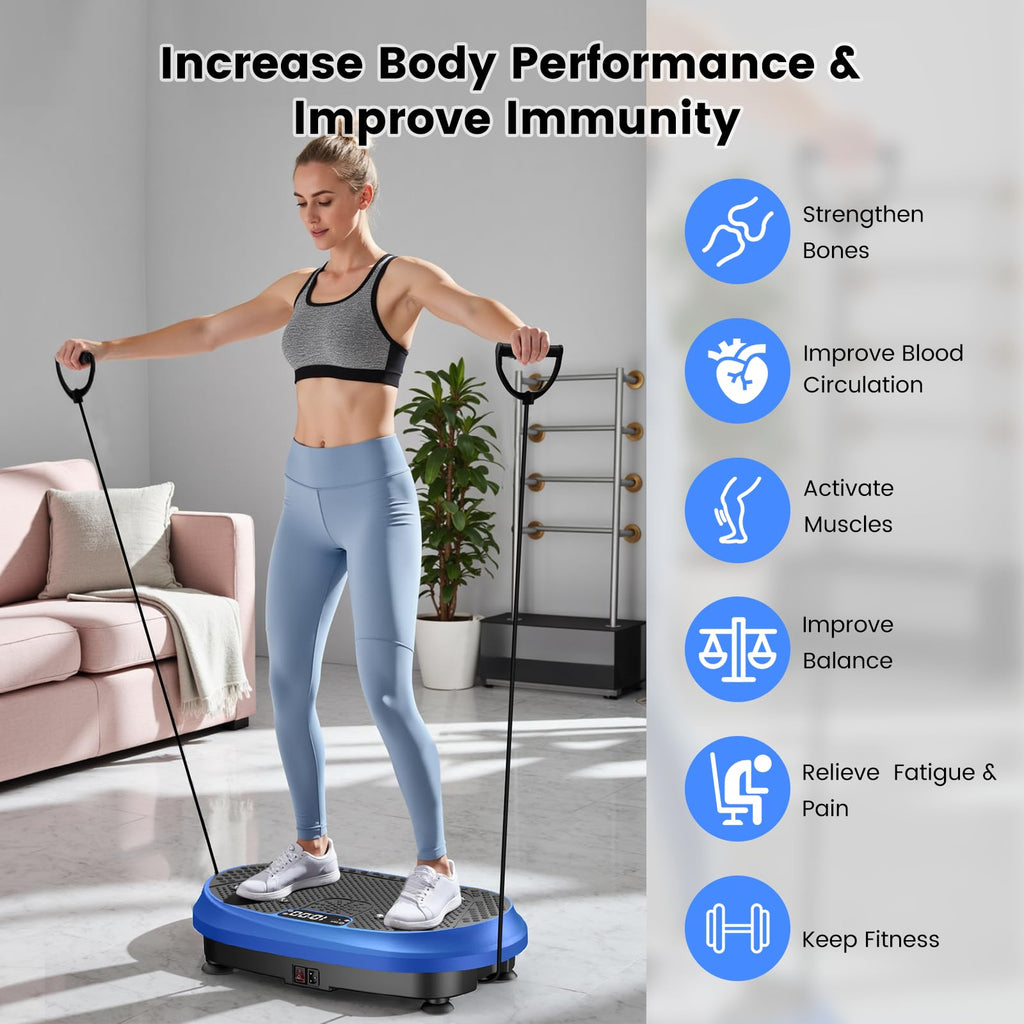 Vibration Plate Exercise Machine 450 lbs Capacity R639