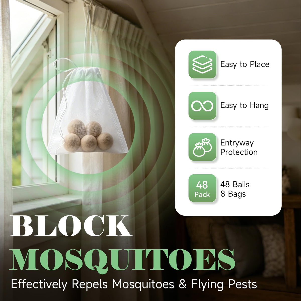 Mosquito Repellent 48 Balls D389