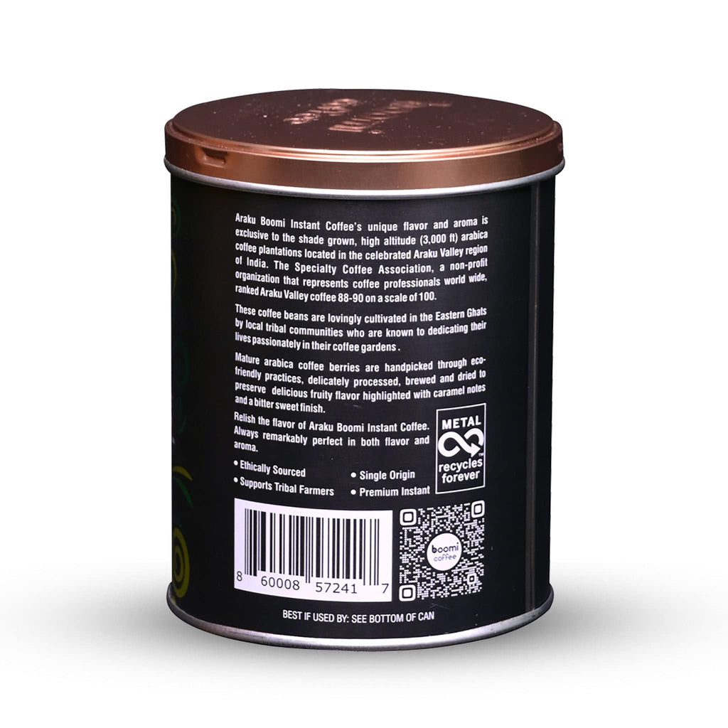 Single Origin Instant Coffee Powder Medium Roast 100% Arabica 7oz Tin C741