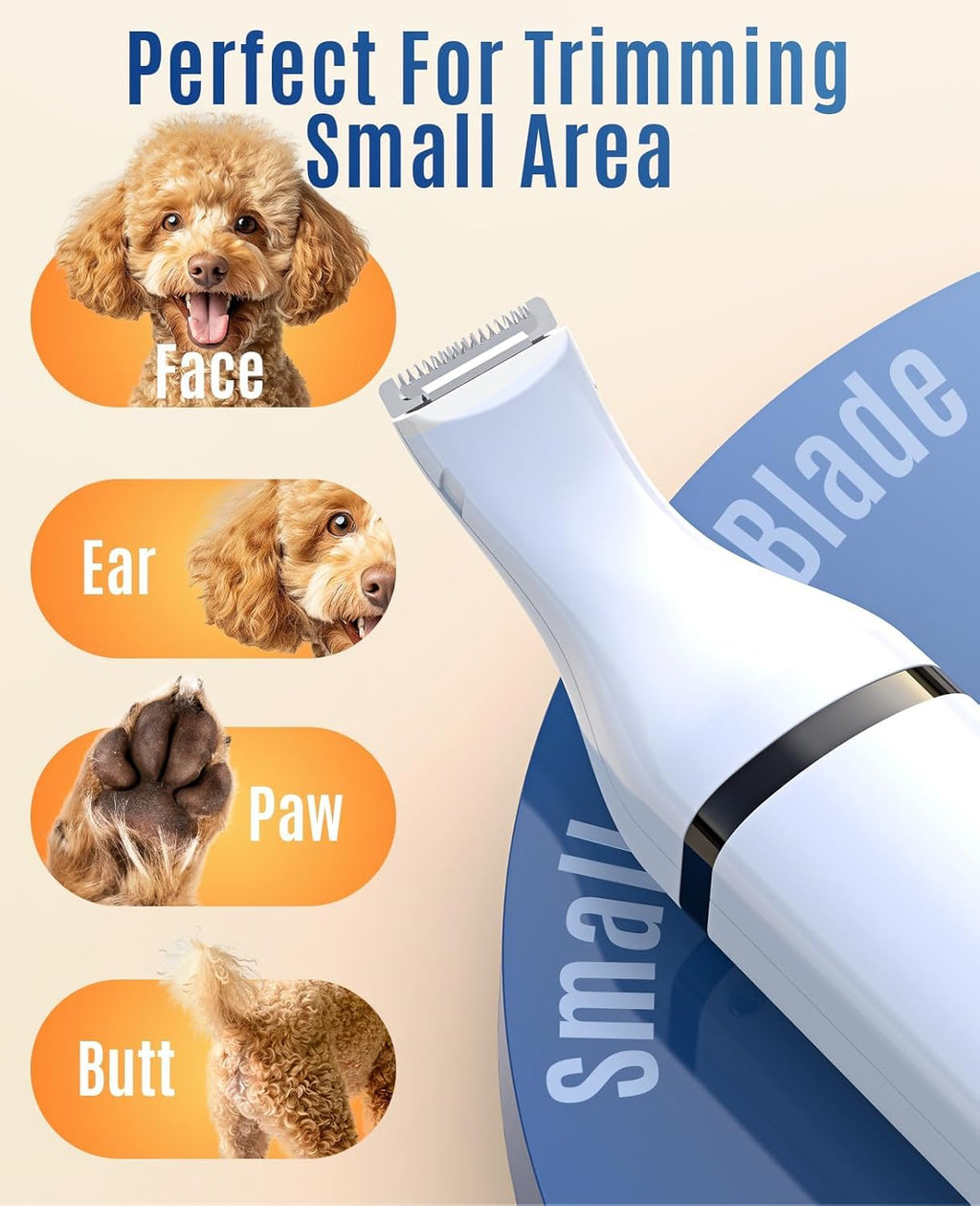 Dog Shaver Clippers and Nail Grinder Paw Trimmer Kit C20388