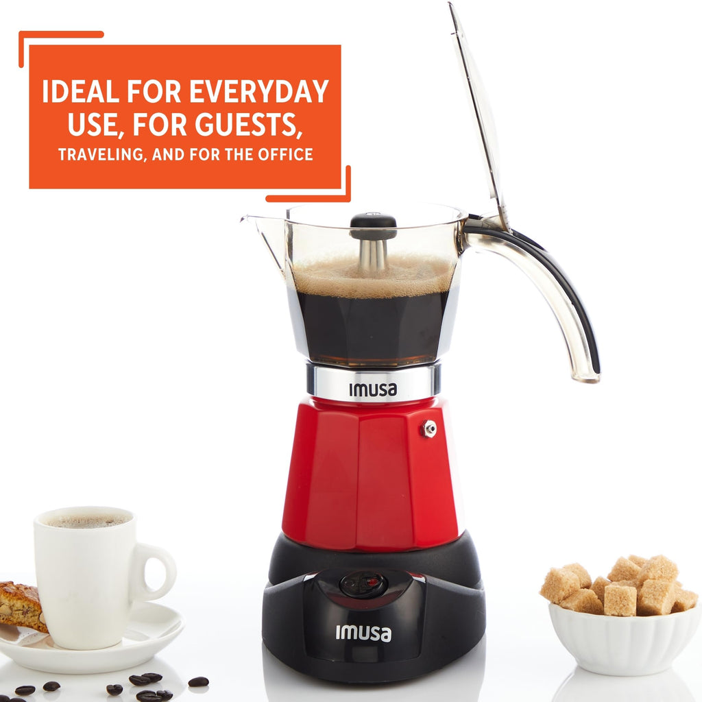Red Electric Espresso Coffee Maker G5542
