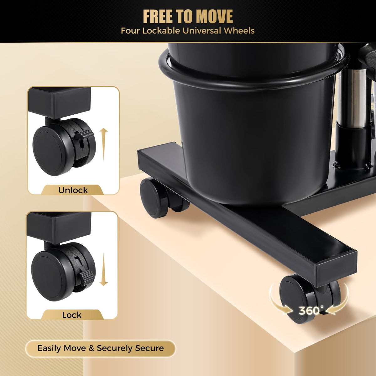 Portable Shampoo Bowl with Electric Pump and Drain Pipe (Black) K691