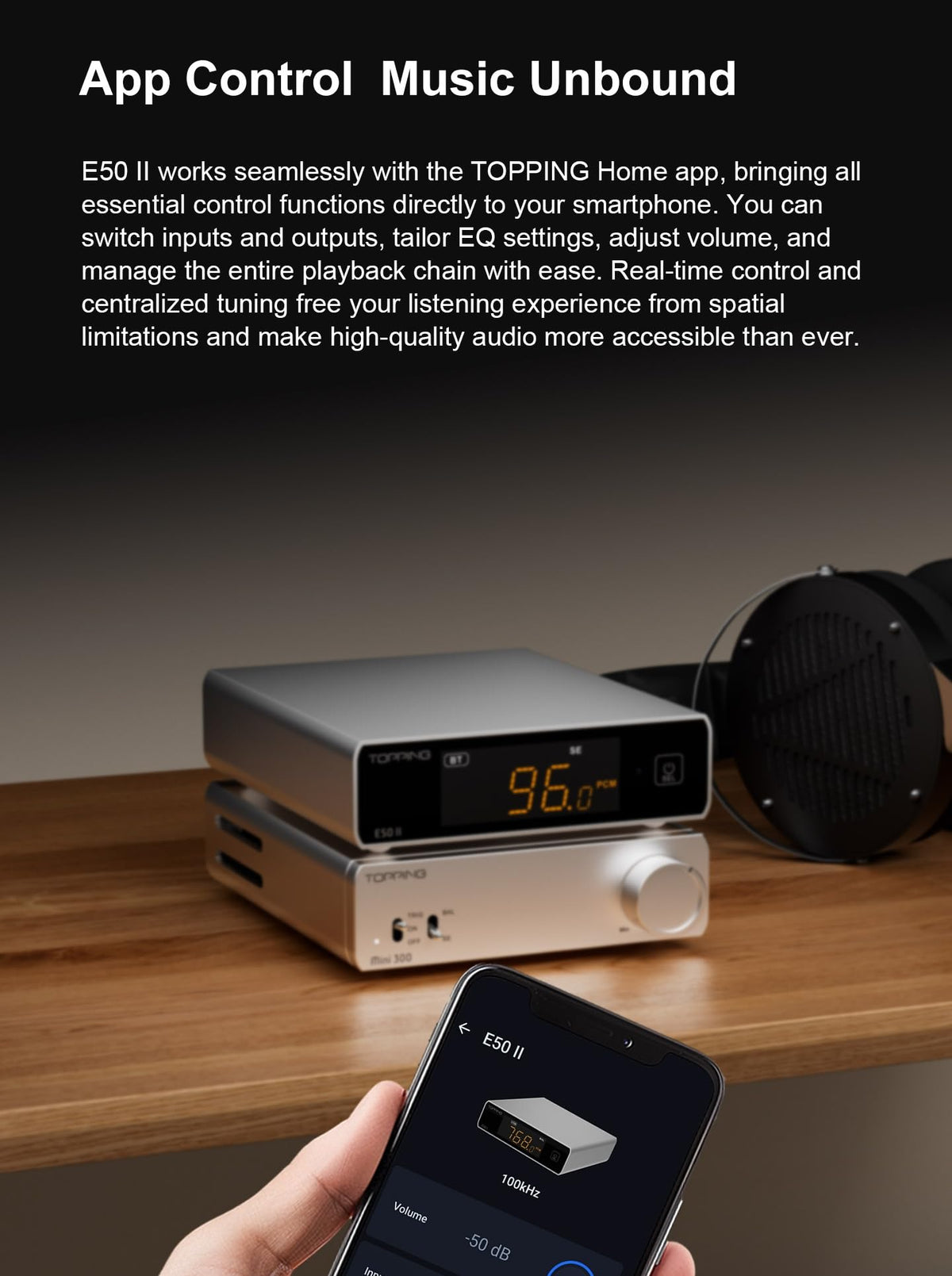 Black Hi-Res Audio DAC with Bluetooth Q952