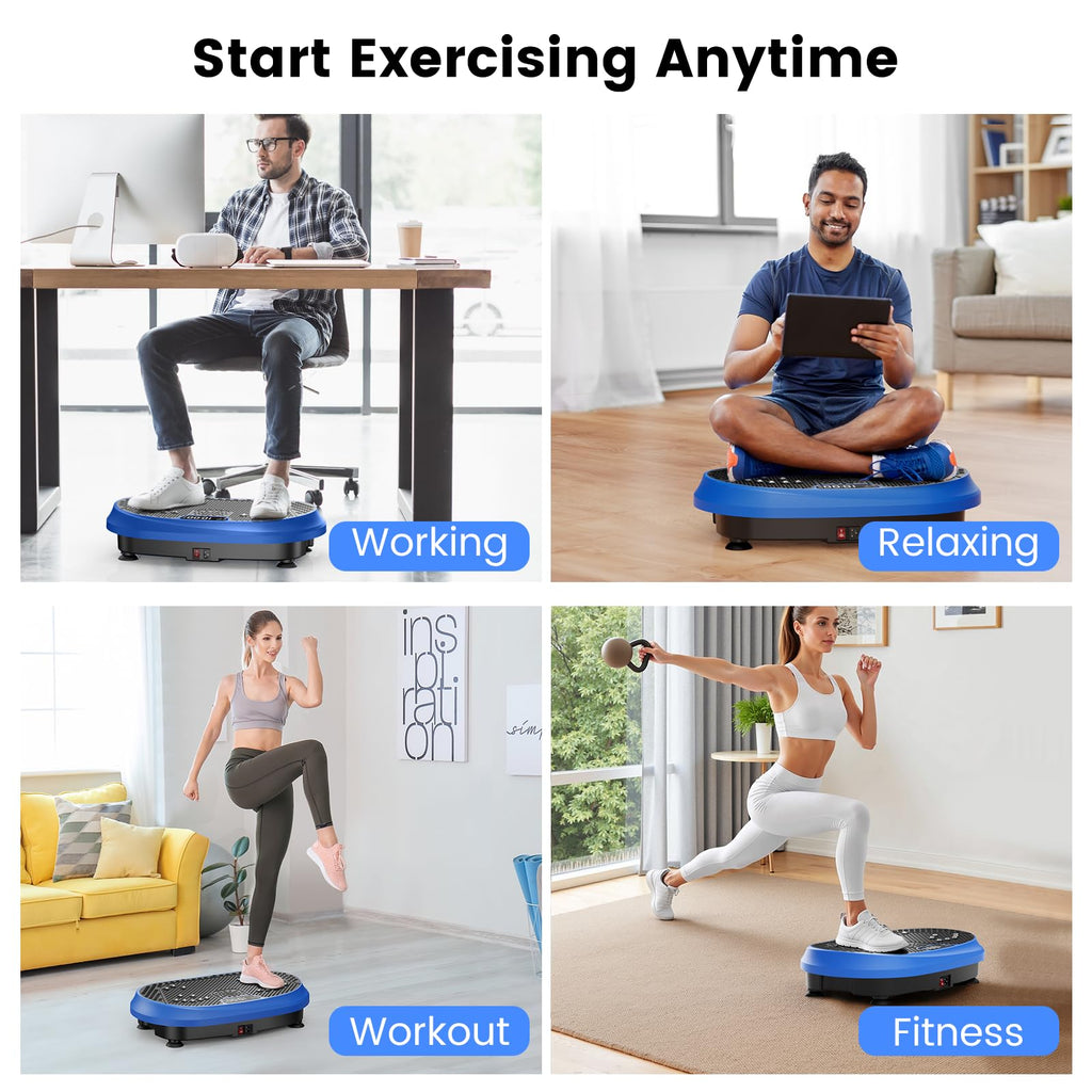 Vibration Plate Exercise Machine 450 lbs Capacity R639