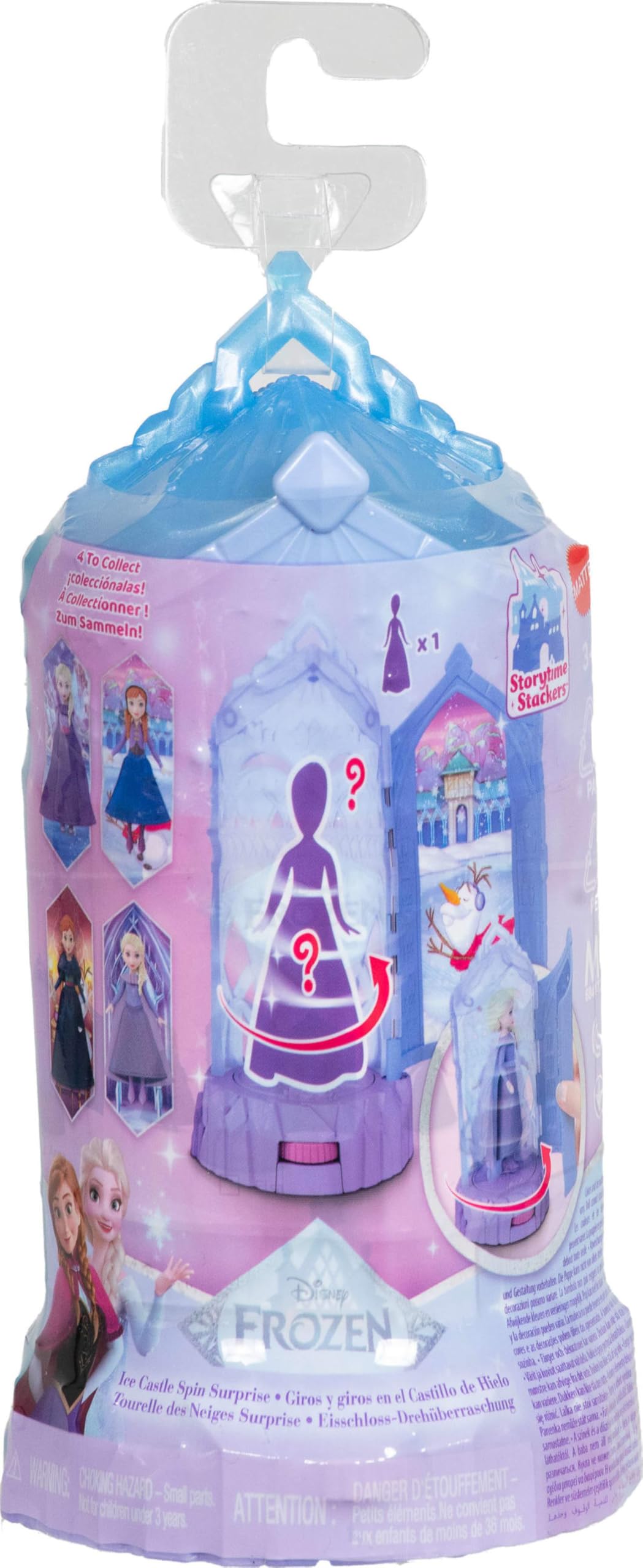 Small Dolls & Mini Castle Playsets with Spinning Doll Reveal Q363