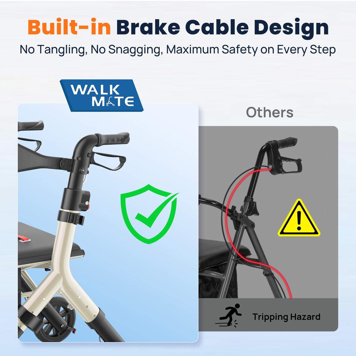 Rollator Walker with Seat K506