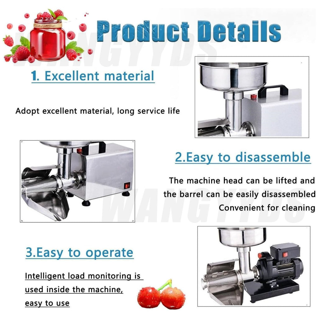 450W Stainless Steel Electric Tomato Strainer A27987