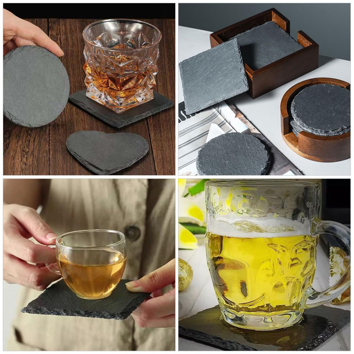 Natural Rock Coaster Set C597