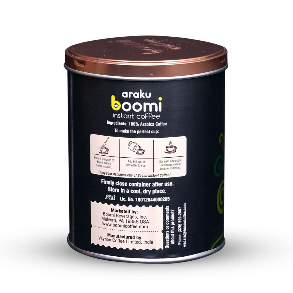 Single Origin Instant Coffee Powder Medium Roast 100% Arabica 7oz Tin C741