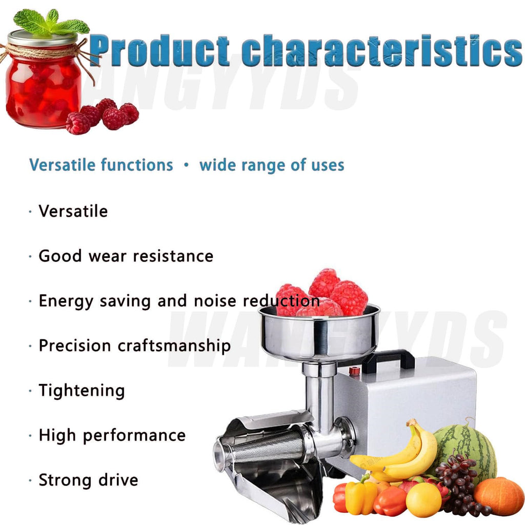 450W Stainless Steel Electric Tomato Strainer A27987