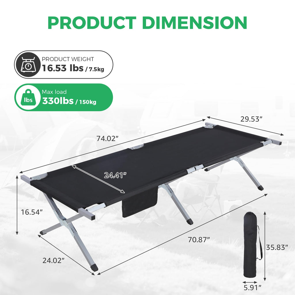 Portable Folding Camping Cot U651