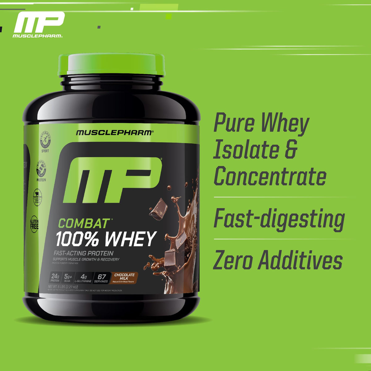 Chocolate Milk Whey Protein Powder 5 lb Y75129