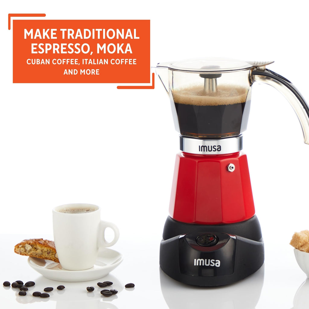Red Electric Espresso Coffee Maker G5542