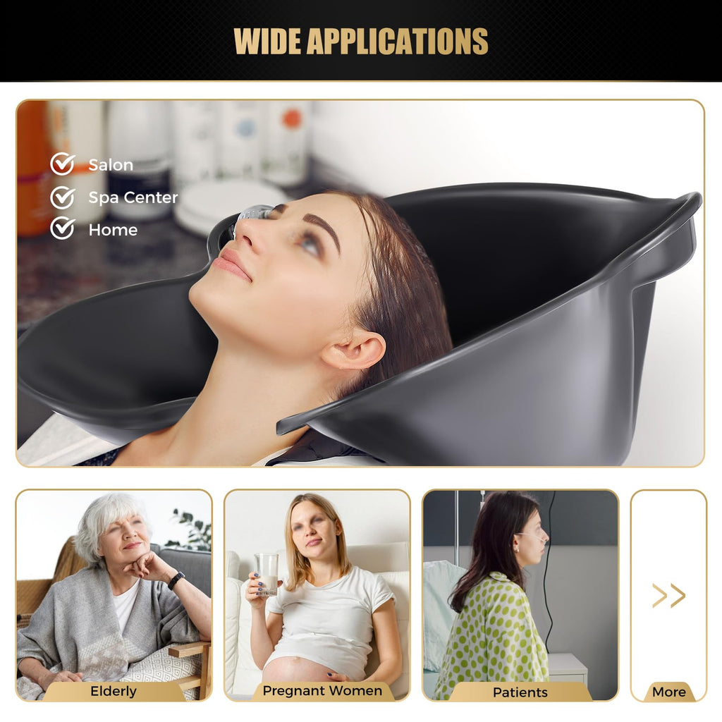 Portable Shampoo Bowl with Electric Pump Y305