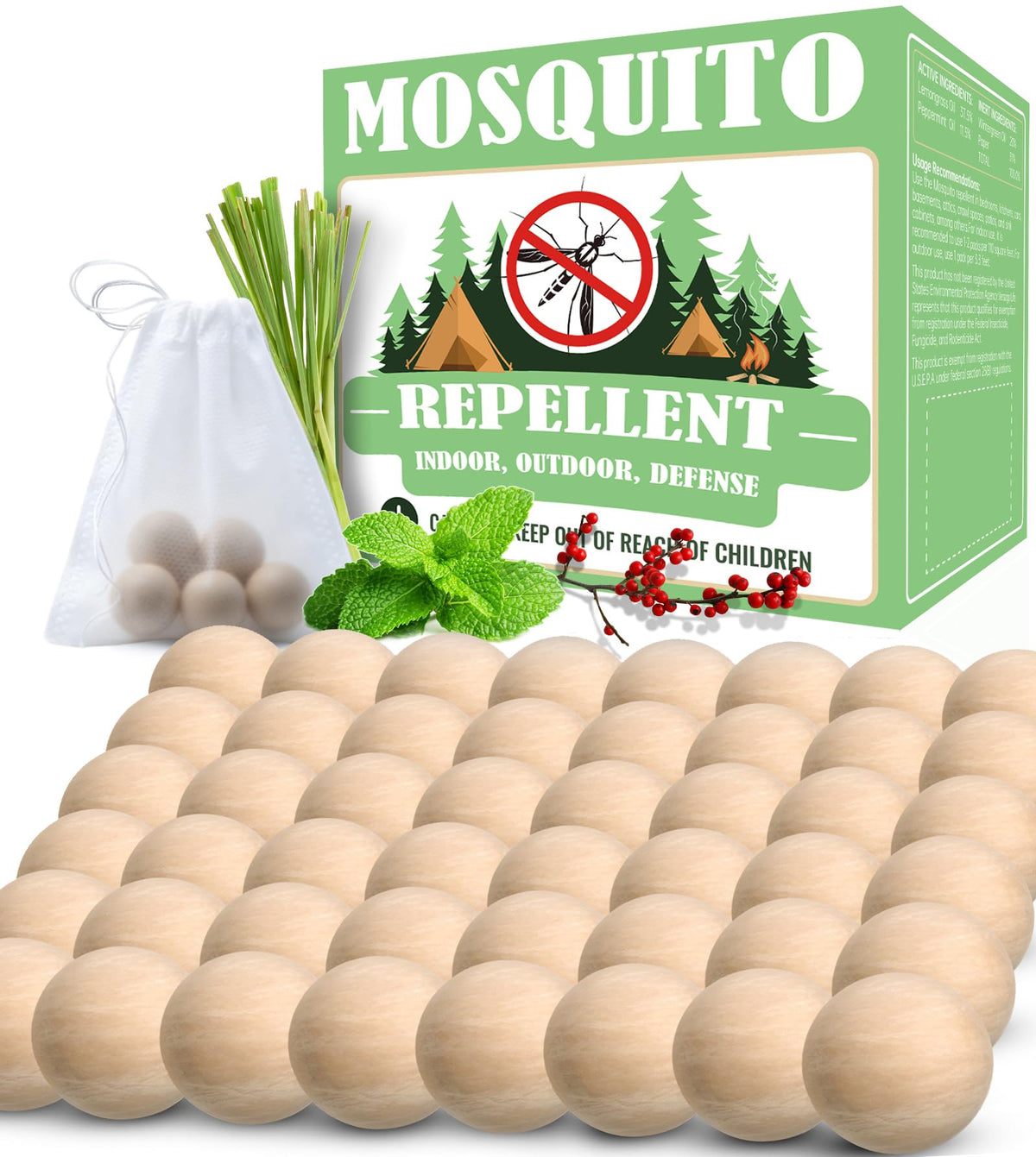 Mosquito Repellent 48 Balls D389