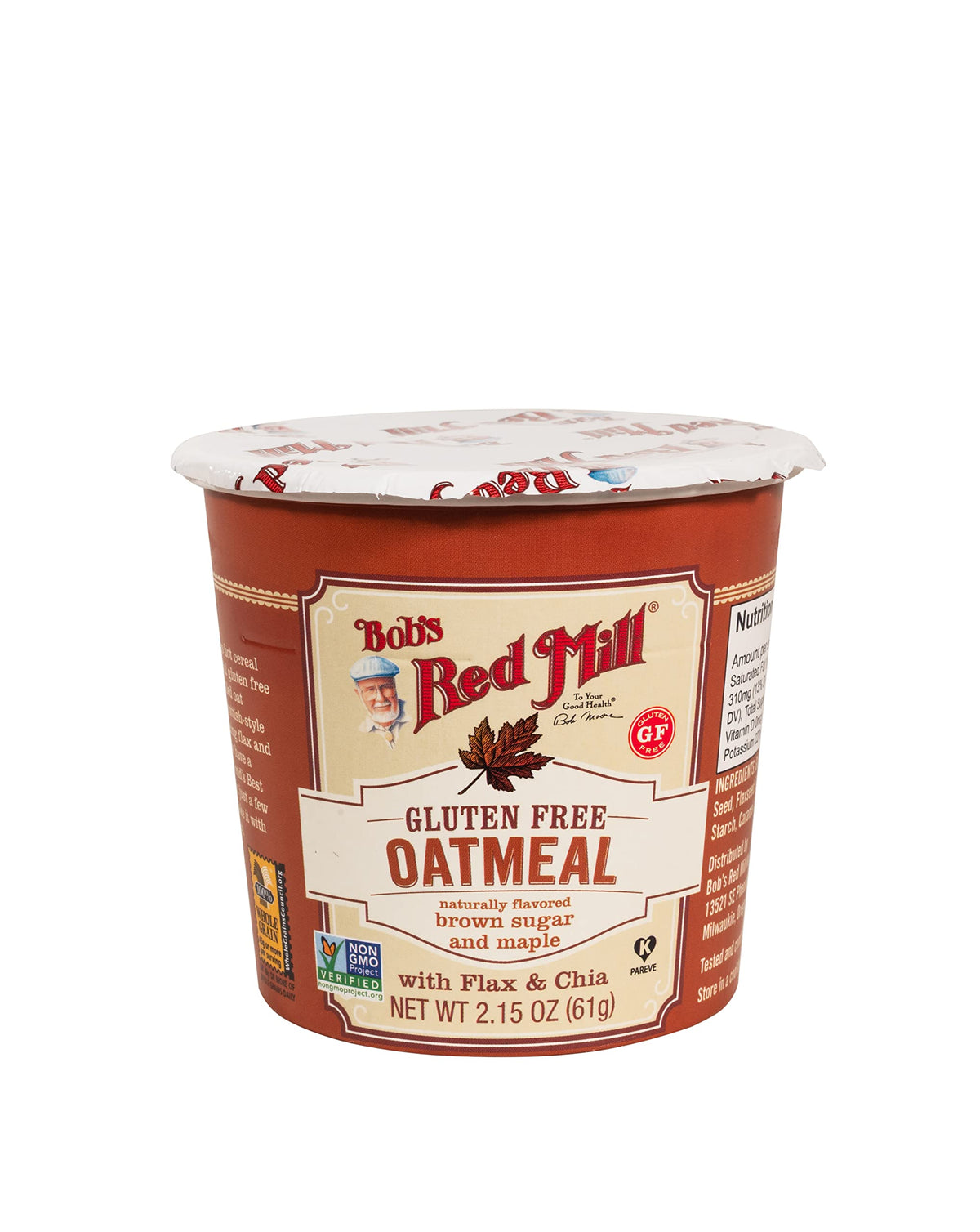 Maple & Brown Sugar Oatmeal Cup, 2.15 Ounce (Pack of 12) R8795